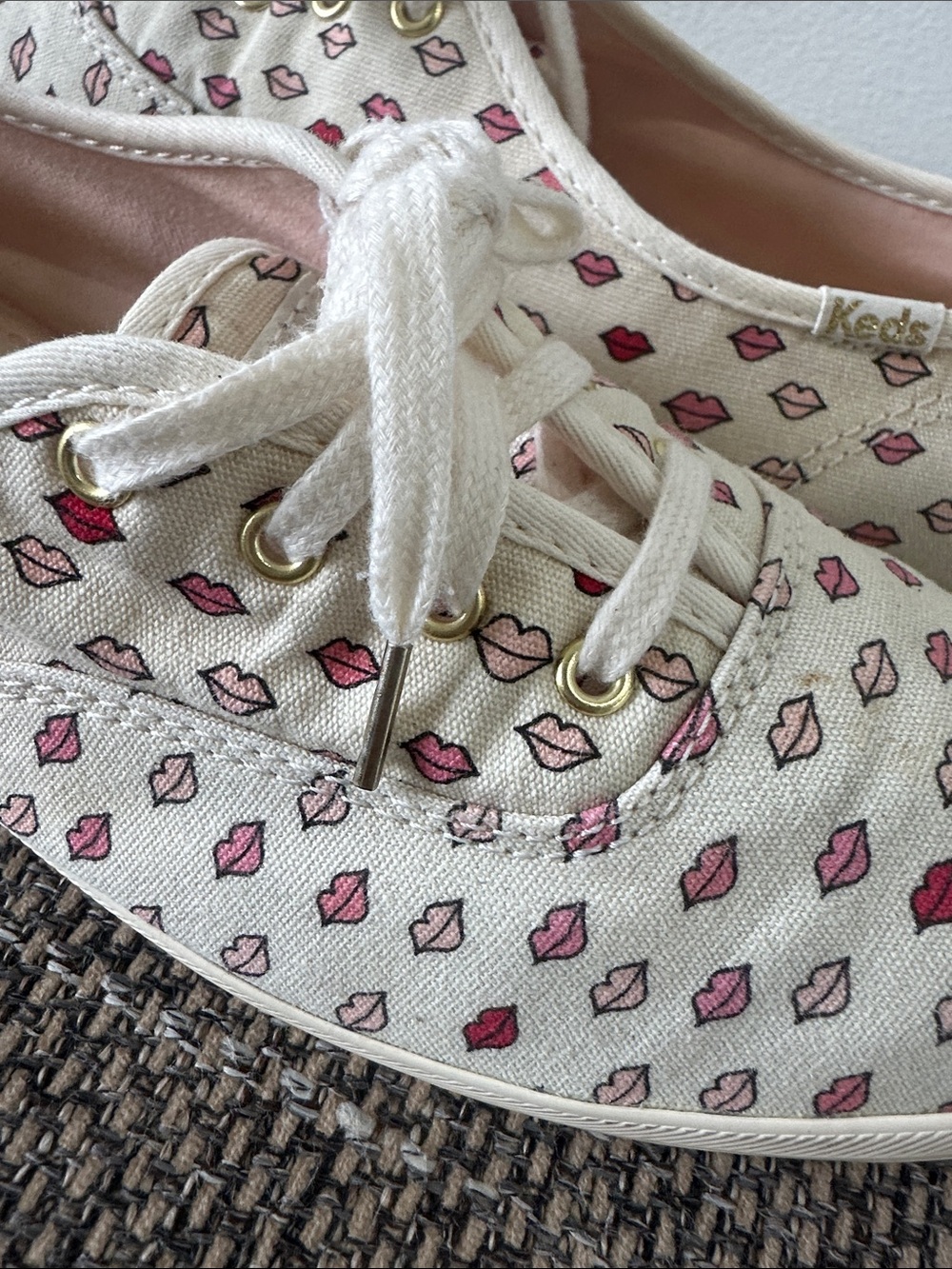 Keds x Kate Spade New York Champion Lips Sneakers Size 8